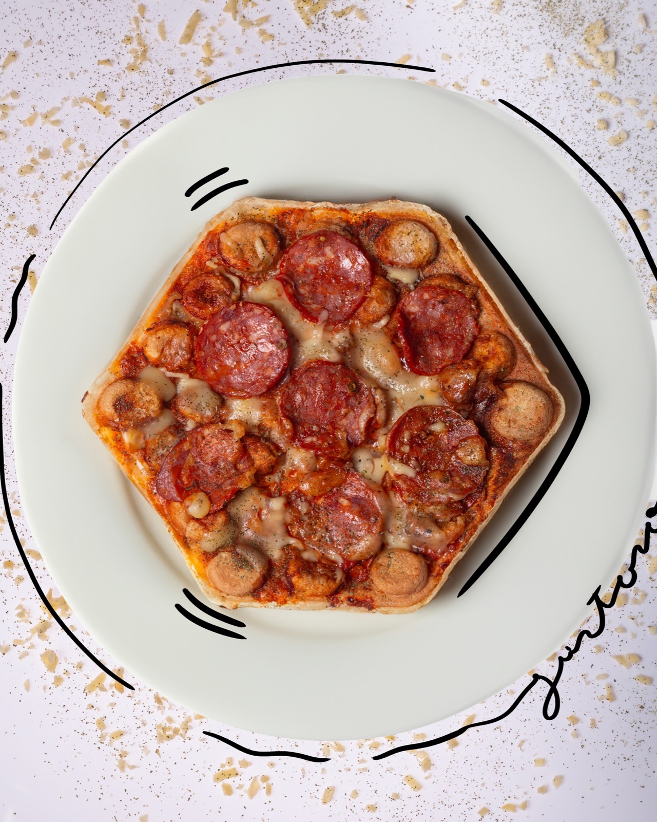 Post · pizza personal artesanal